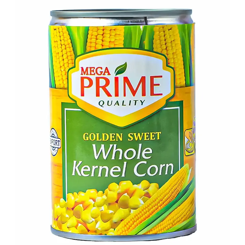 Mega Prime Kernel Corn 425g/can x 24 per case