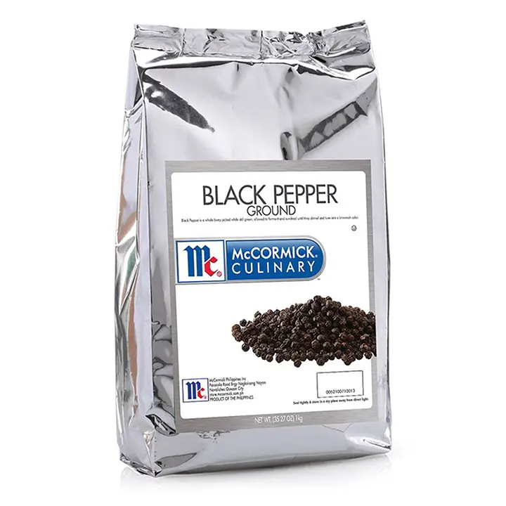 McCormick Black Pepper Ground 1Kg/pck