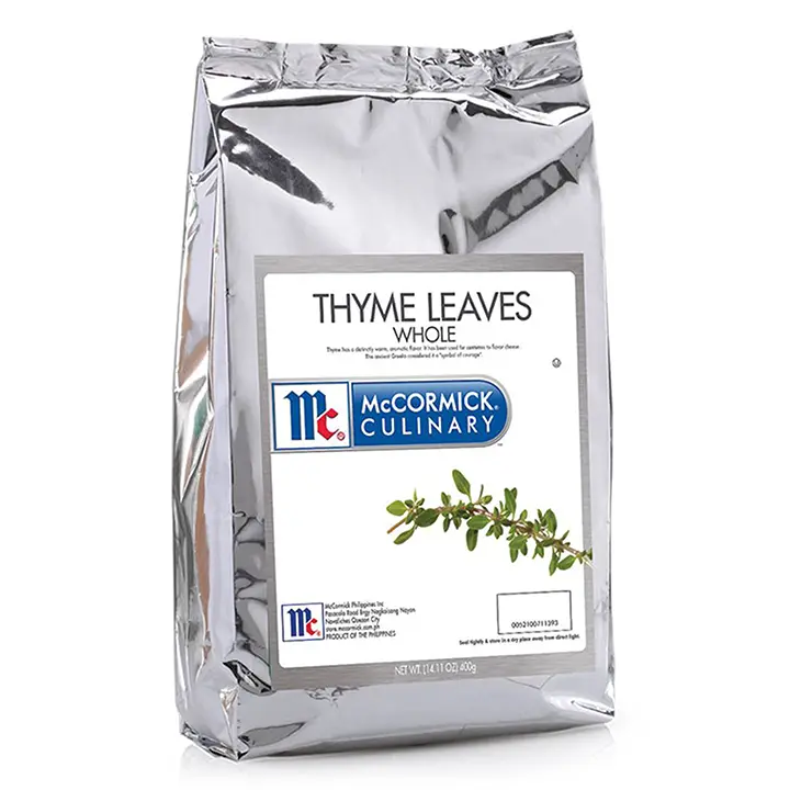 McCormick Thyme Leaves Whole 400g/pck