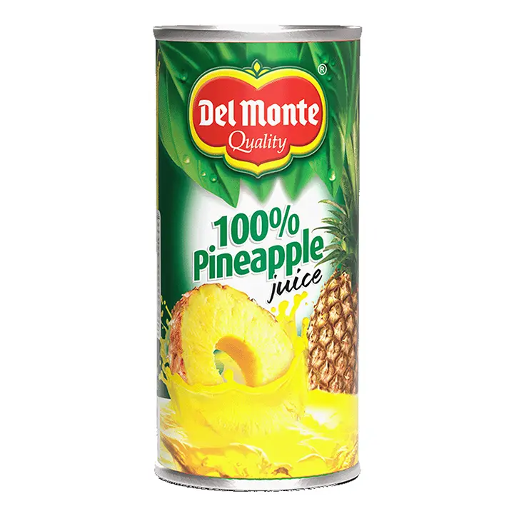 Del Monte Pineapple Juice Unsweetened 220mlx24/Case