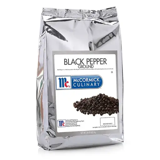 [DRY000502] McCormick Black Pepper Ground 1Kg/pck