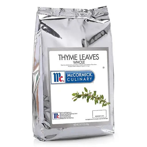 [DRY000562] McCormick Thyme Leaves Whole 400g/pck