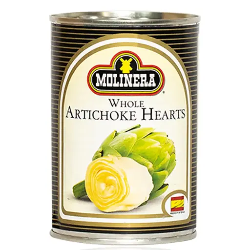 [DRY000595] Molinera Artichoke Hearts 390g/can