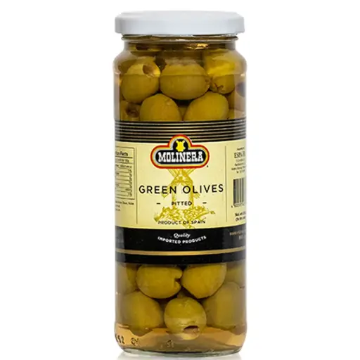 [DRY000124] Capri Green Olives Pitted 335gx12btl/case
